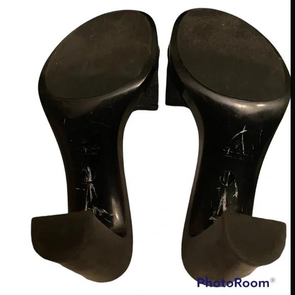 Y2K AUTH GUCCI TOM FORD MONOGRAM CANVAS OPEN TOE HIGH HEEL SANDALS ⭐️⭐️⭐️⭐️⭐️ - Picture 14 of 16